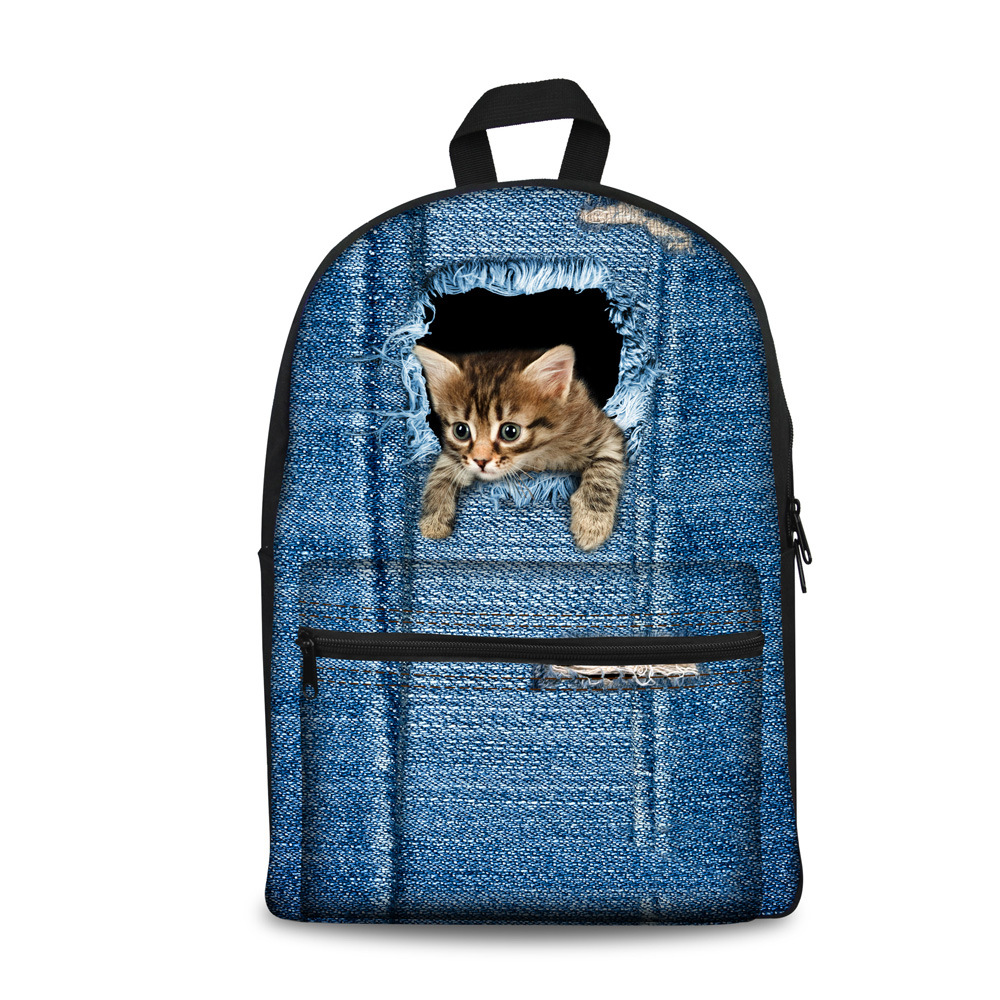 Rucksack mit Tierfoto-Print – Bild 2 | LuxeStyle