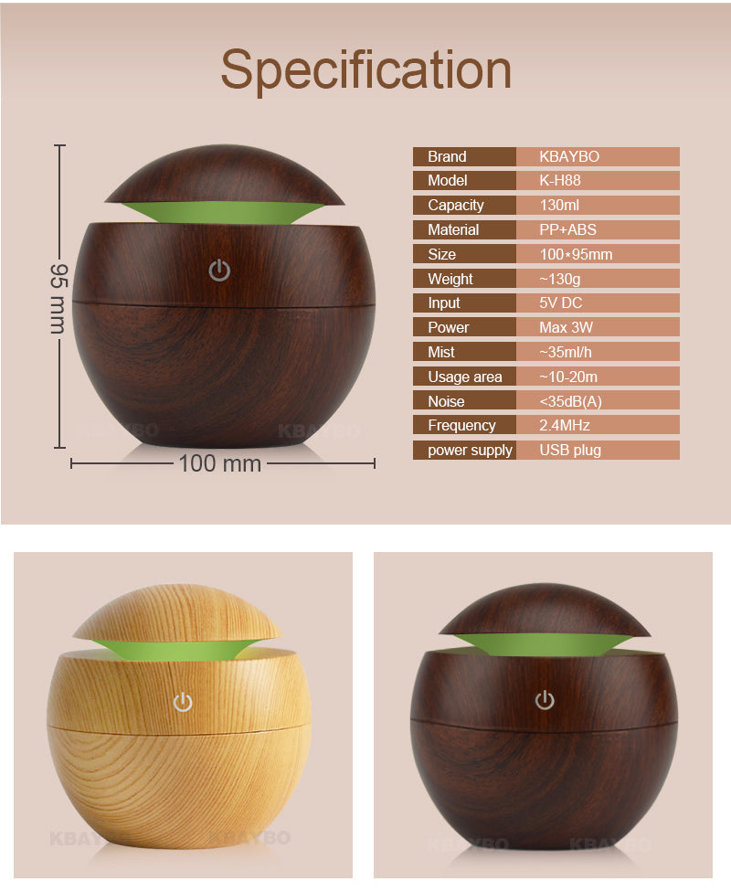 USB Aroma Diffuser mit 7 LED Farben – Bild 12 | LuxeStyle