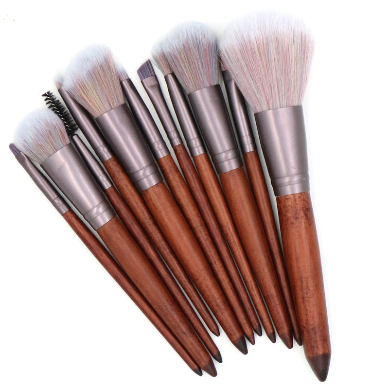 Makeup-Pinsel-Set 11‑teilig, Holz‑Handle – Bild 2 | LuxeStyle