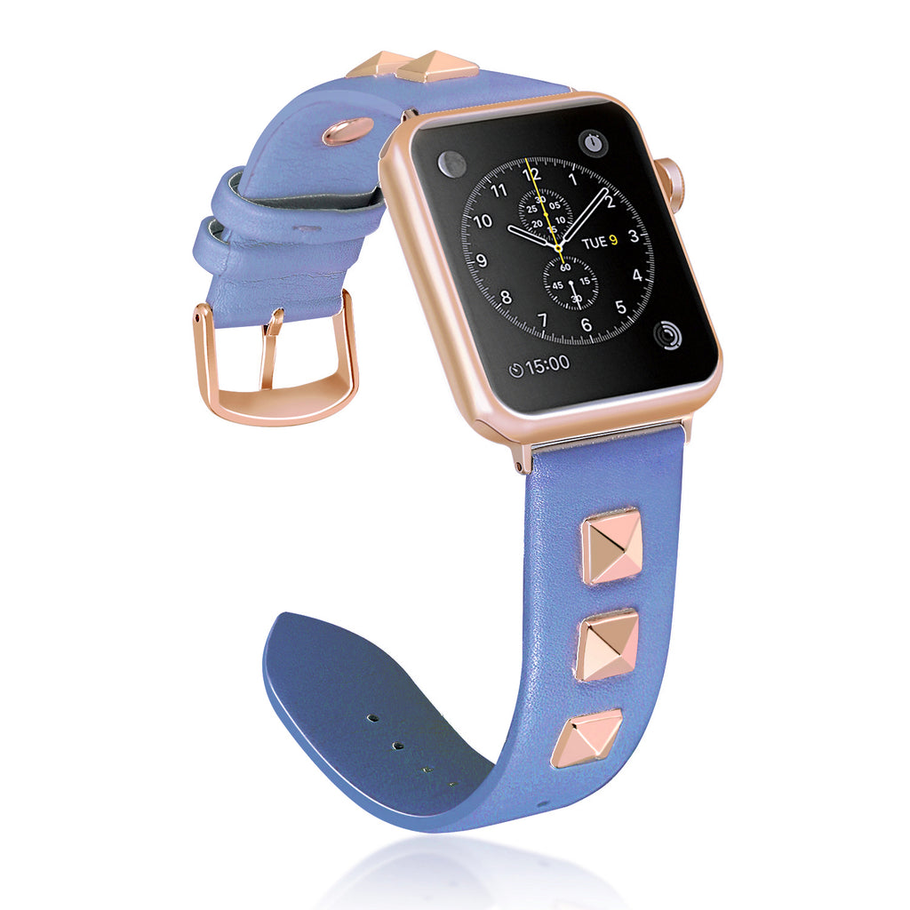 Lederarmband mit Nieten für Watch – Bild 3 | LuxeStyle