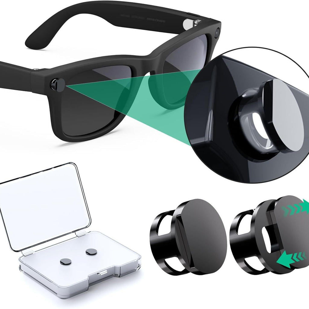 LED-Abdeckung für Brille mit Sichtschutz