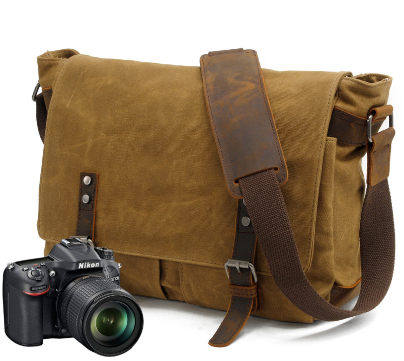 Canvas Schultertasche Männer – Bild 8 | LuxeStyle