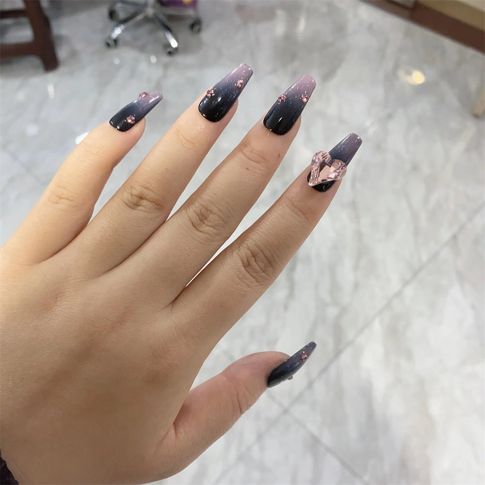 Nagelpatch mit Beerenmuster – 10 Stück – Bild 4 | LuxeStyle