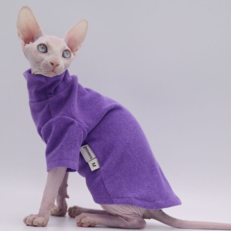Warmes Sweater für haarlose Katzen