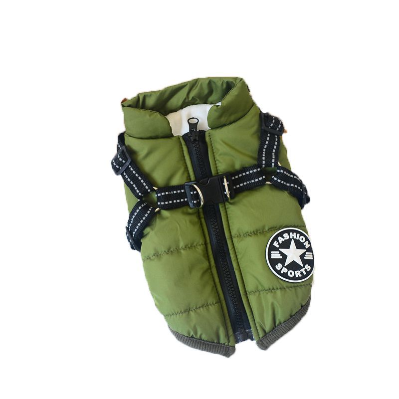 Gepolsterte Baumwollweste für Hunde – Bild 5 | LuxeStyle
