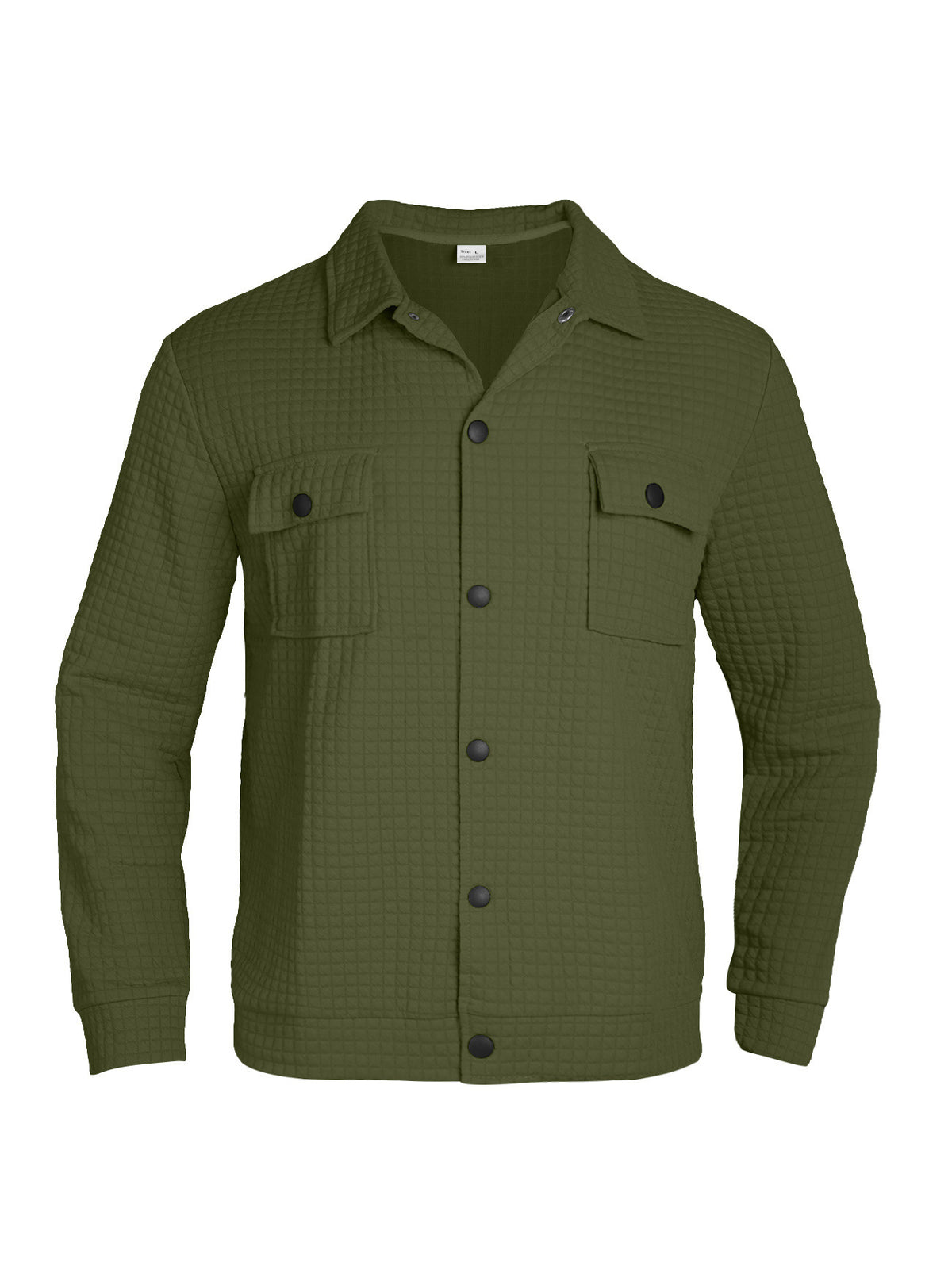 Freizeit-Strickhemd mit Jacquard-Karomuster für Herren – Bild 3 | LuxeStyle