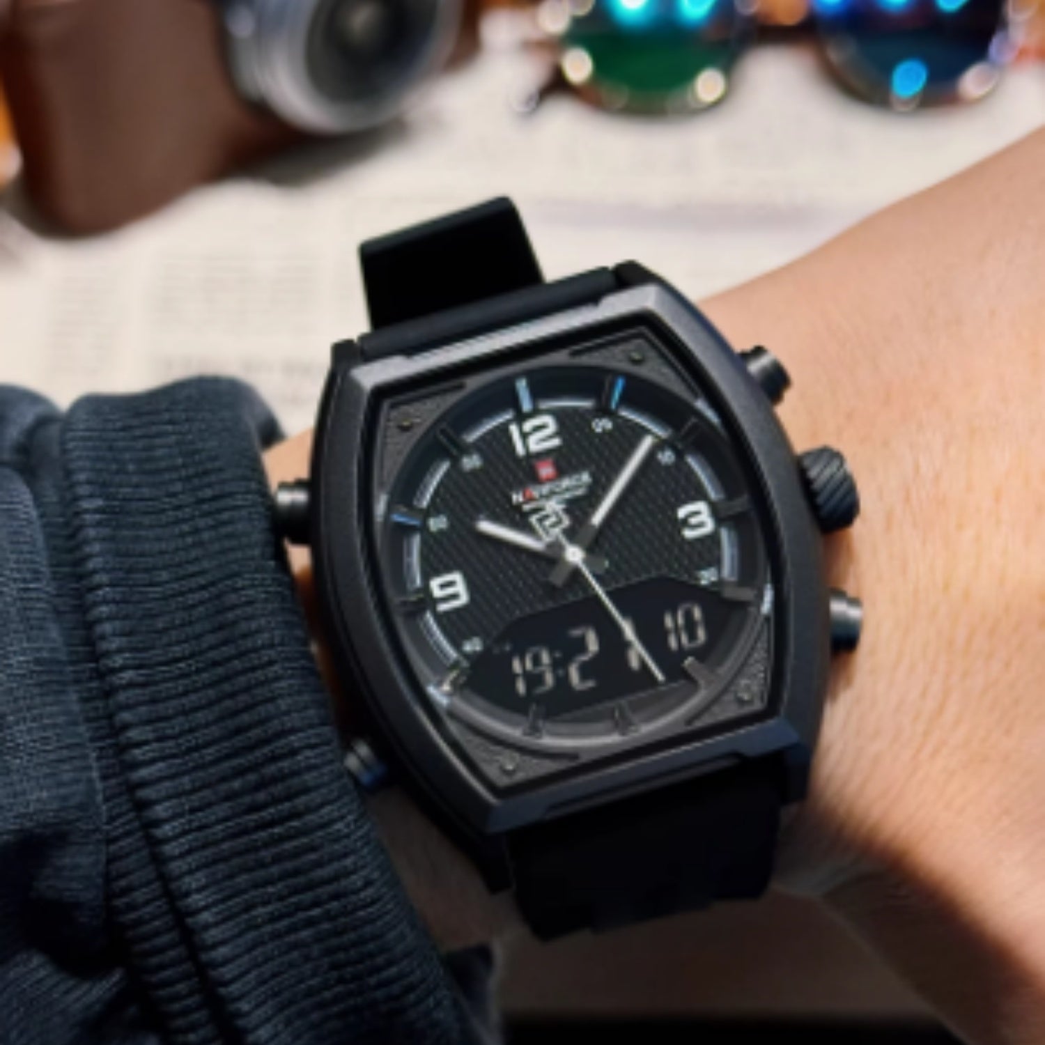 Herren Quartz Armbanduhr Sport