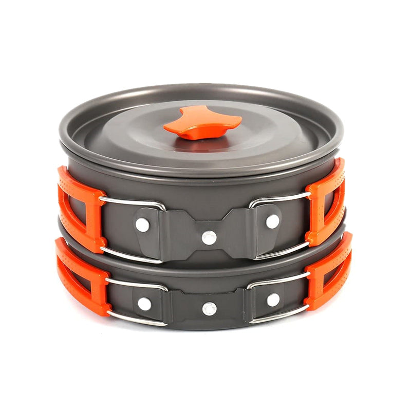 Camping-Topfset aus harteloxiertem Aluminium – Bild 2 | LuxeStyle