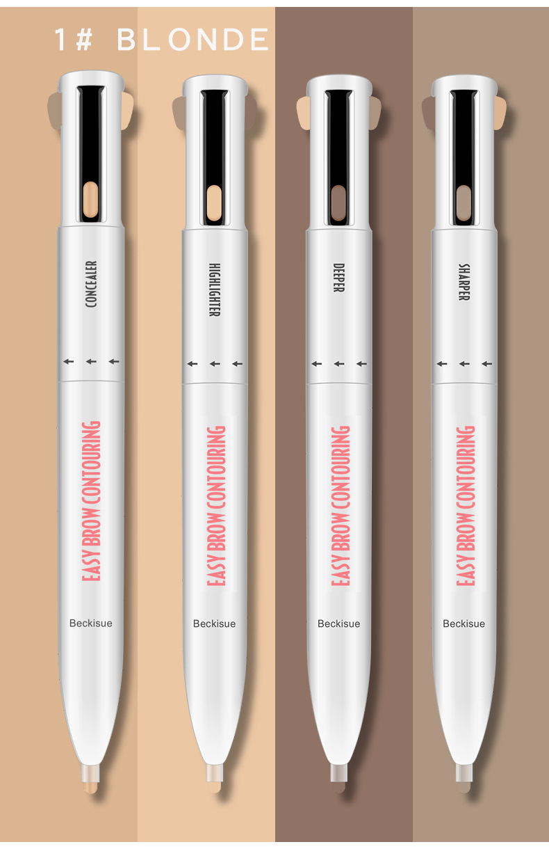 Brow Pencil Spinning Round – 3‑in‑1 Augenbrauenstift – Bild 2 | LuxeStyle