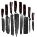 8-teiliges Kochmesser-Set im Western-Stil · 8 Stück | LuxeStyle