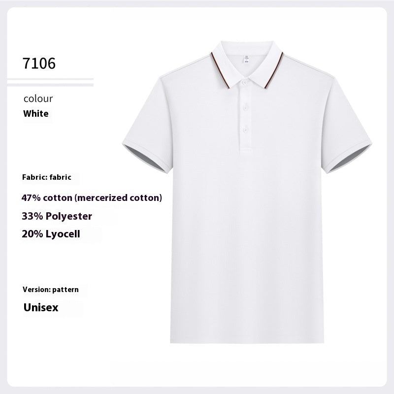 Antibakterielles Mercerized Cotton Polo-Shirt – Bild 10 | LuxeStyle
