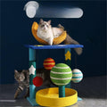 Katzenbaum 'Stern' mit Spielzeug – Bild 1 | LuxeStyle