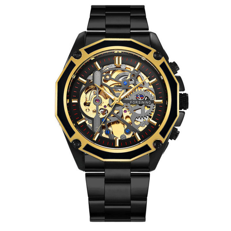 Herren Mechanikuhr mit offener Unruh – Bild 3 | LuxeStyle