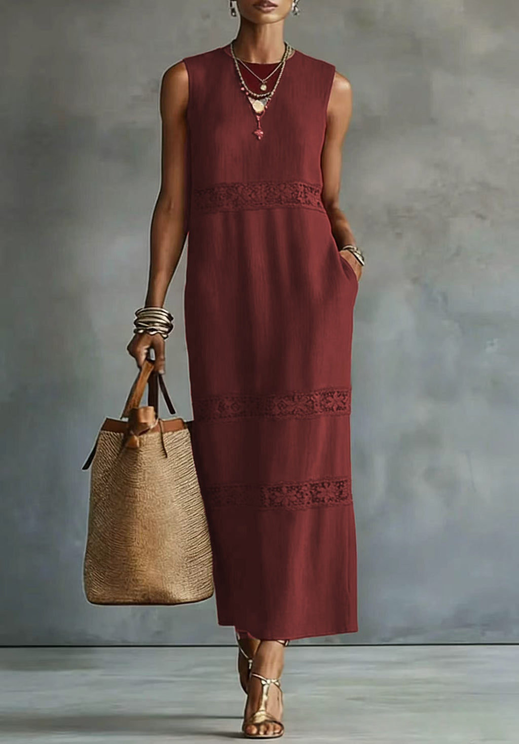 Elegantes Spitzenkleid für Damen – Bild 3 | LuxeStyle