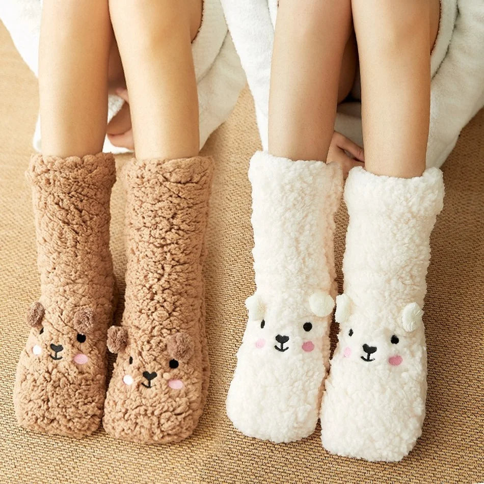 Kuschelige Bären-Socken für Damen