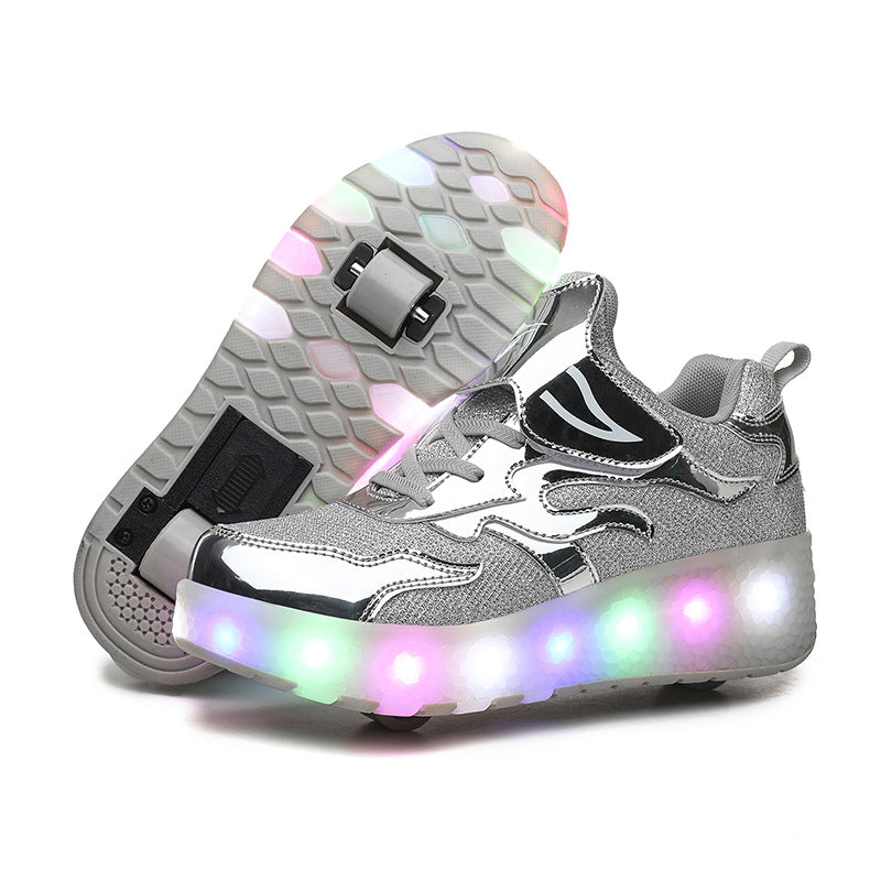Kinder-Lauflernschuhe mit LED-Licht