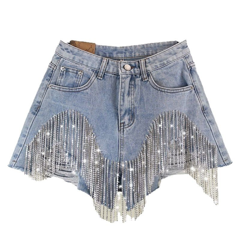 Fashionable Damen Shorts mit Ripped Edges