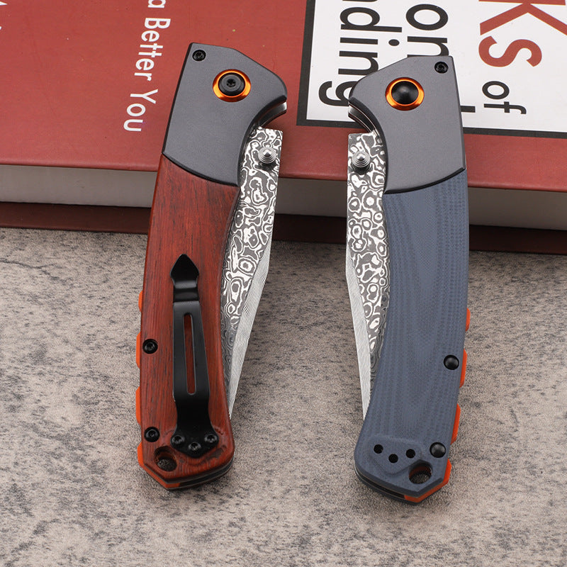 Fuda Taschenmesser aus Damaststahl – Ansicht 2