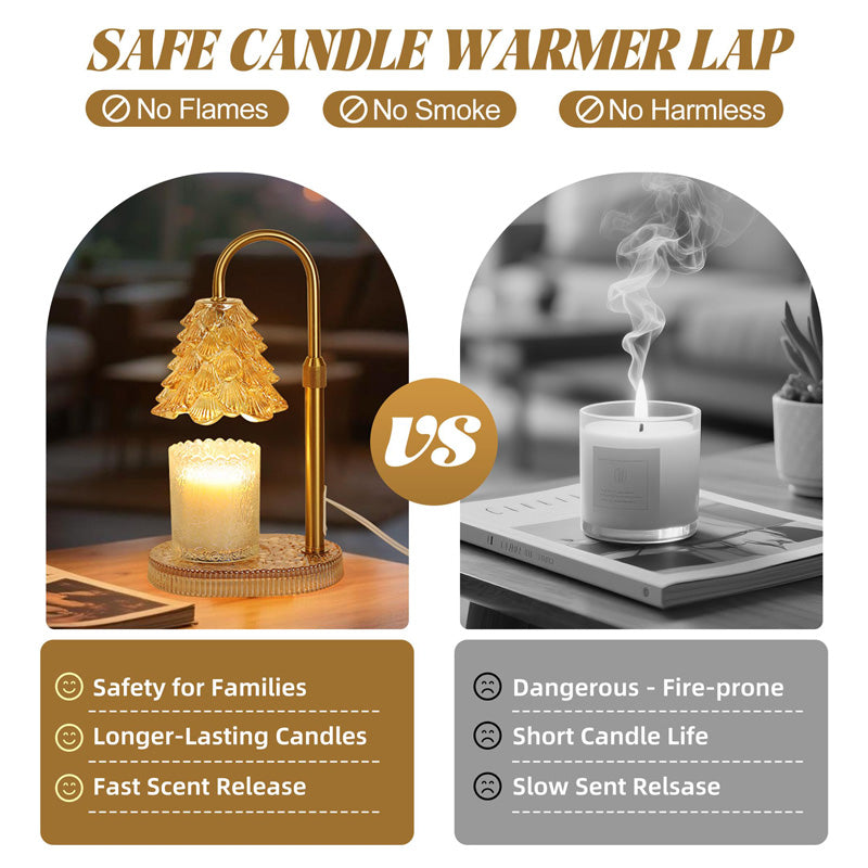 Kerzenwärmer-Lampe «Lueur» · mit Timer & Dimmer