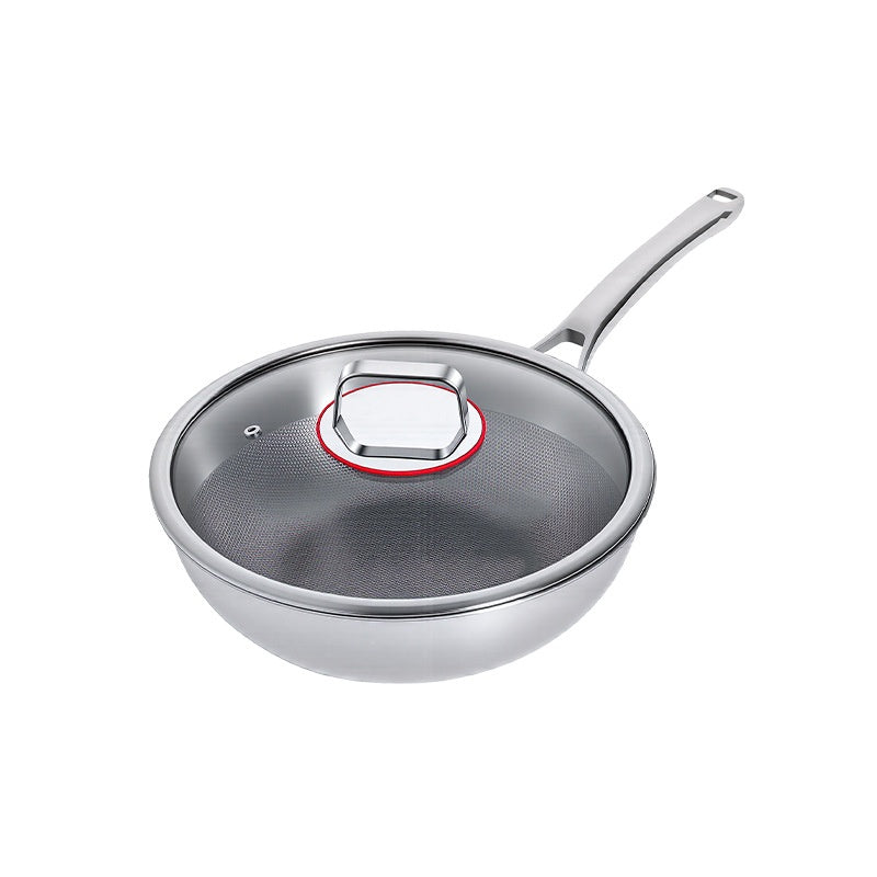 Non-Stick Bratpfanne Haushalt ohne Beschichtung Flachboden