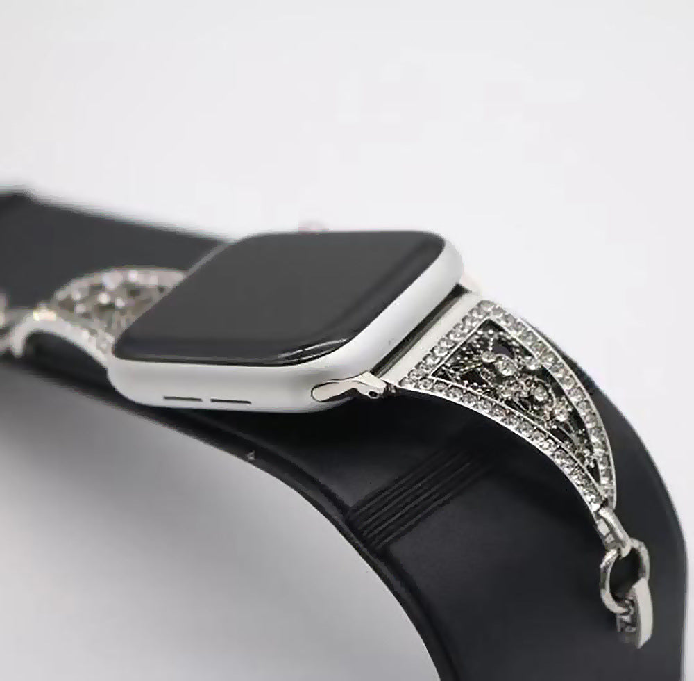Armband für Apple Watch mit Strass – Bild 6 | LuxeStyle