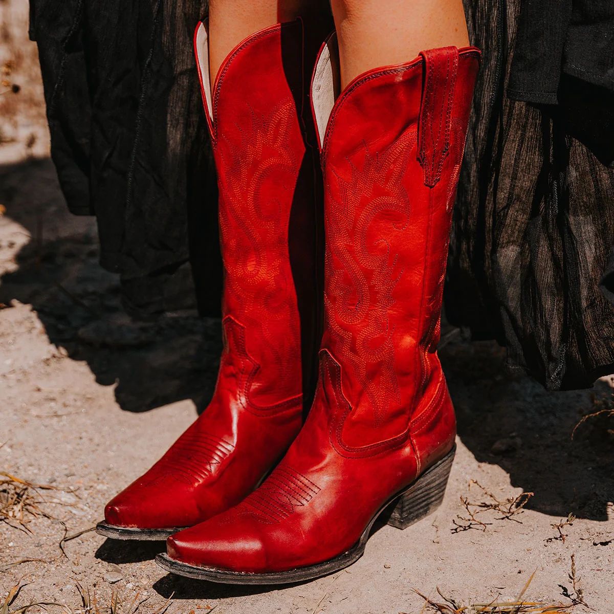Retro Overknee-Stiefel für Damen