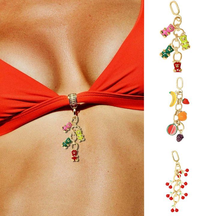 Sommer-Bikini-Anhänger Edelstahl