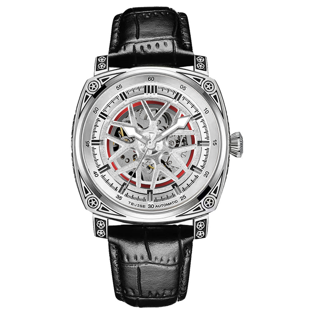 Herren Leder-Armband Automatik