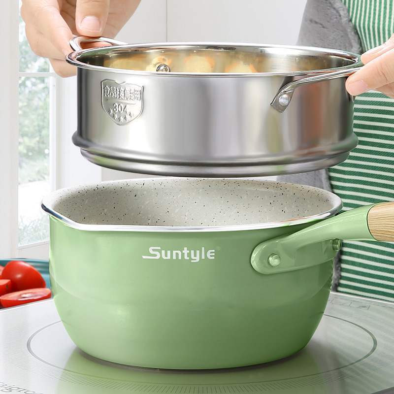 Antihaft-Milchtopf aus Maifan-Stein – Bild 5 | LuxeStyle
