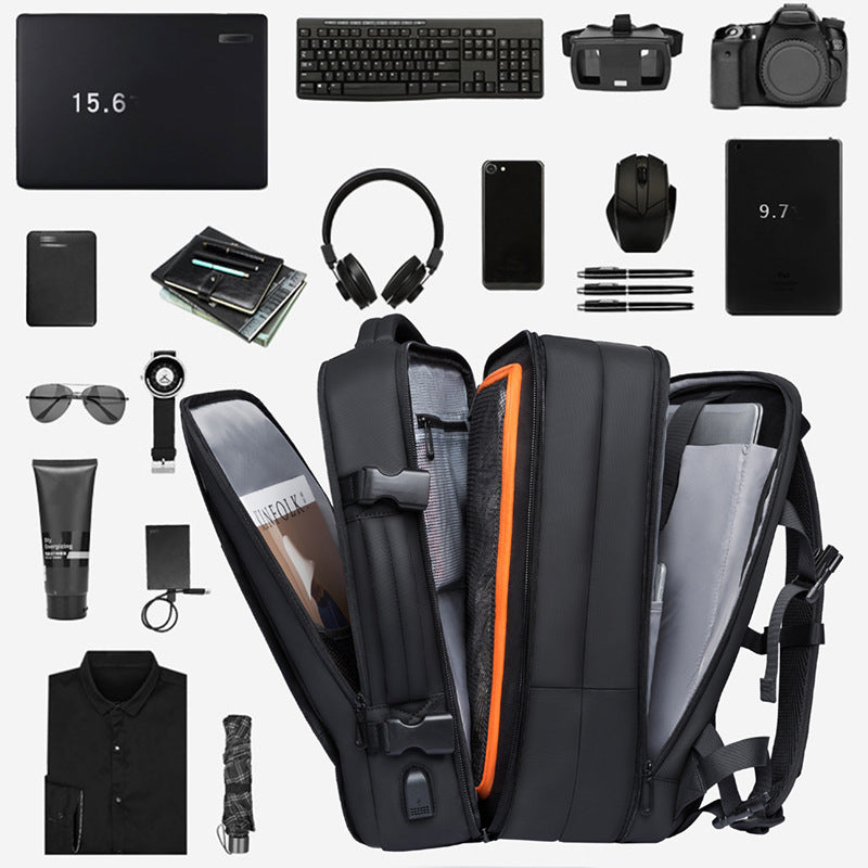 Faltbarer Business-Rucksack mit grossem Volumen – Bild 11 | LuxeStyle