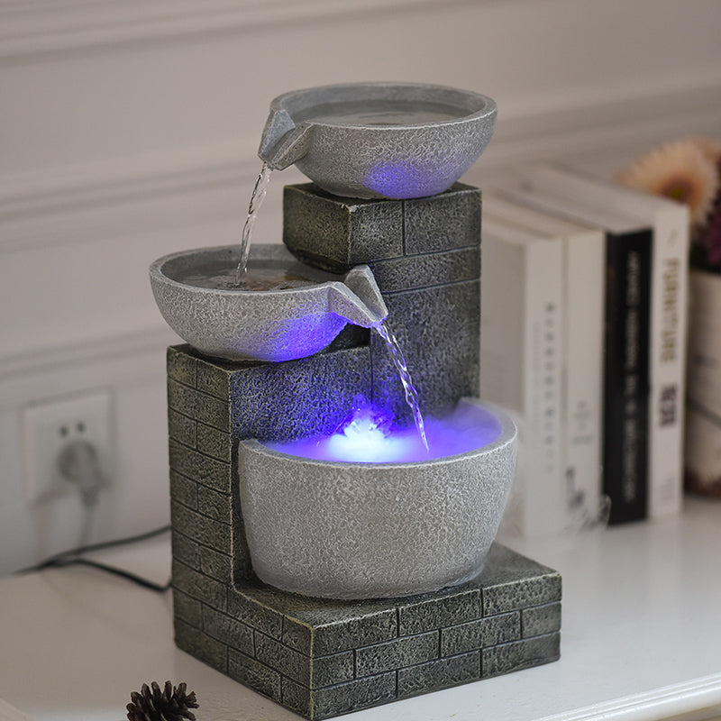 Tisch-Humidifikator mit Wasserspiel