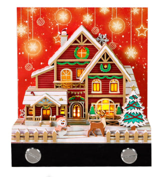 Weihnachts‑Schneehäuschen‑Kalender aus Papier – Bild 2 | LuxeStyle