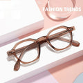 Retro-Polygon-Brille für Damen