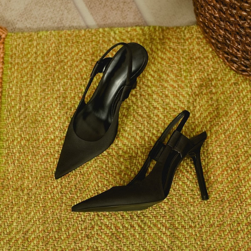 Stilvolle Stilettosandale mit einfachem Riemen – Bild 4 | LuxeStyle