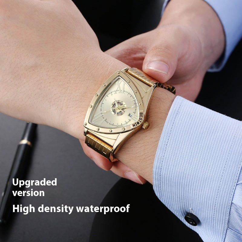 Wasserdichte Herrenuhr aus Edelstahl