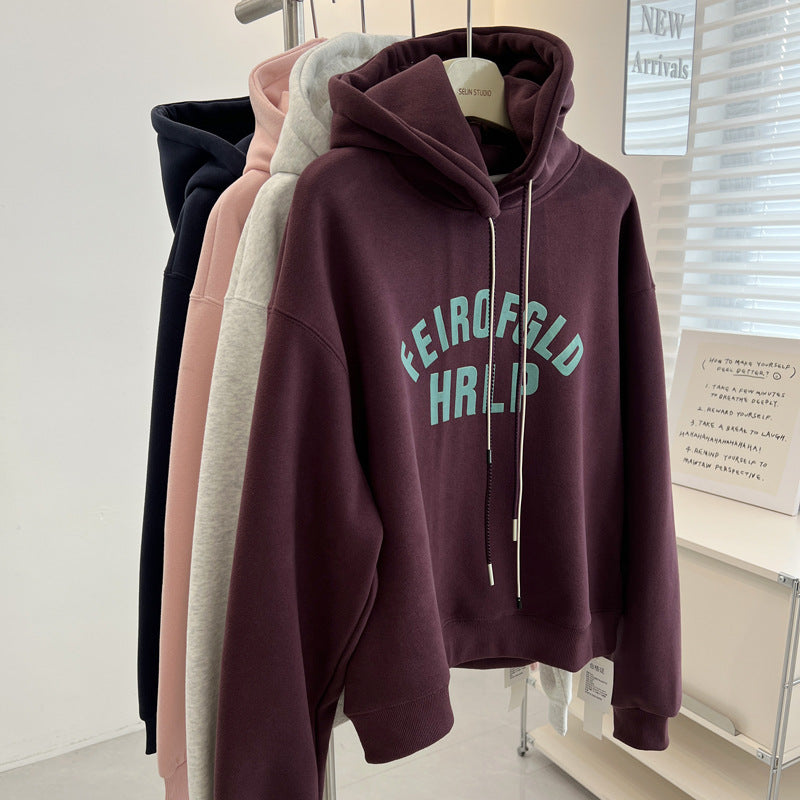 Lässiges Kapuzen-Sweatshirt für Damen