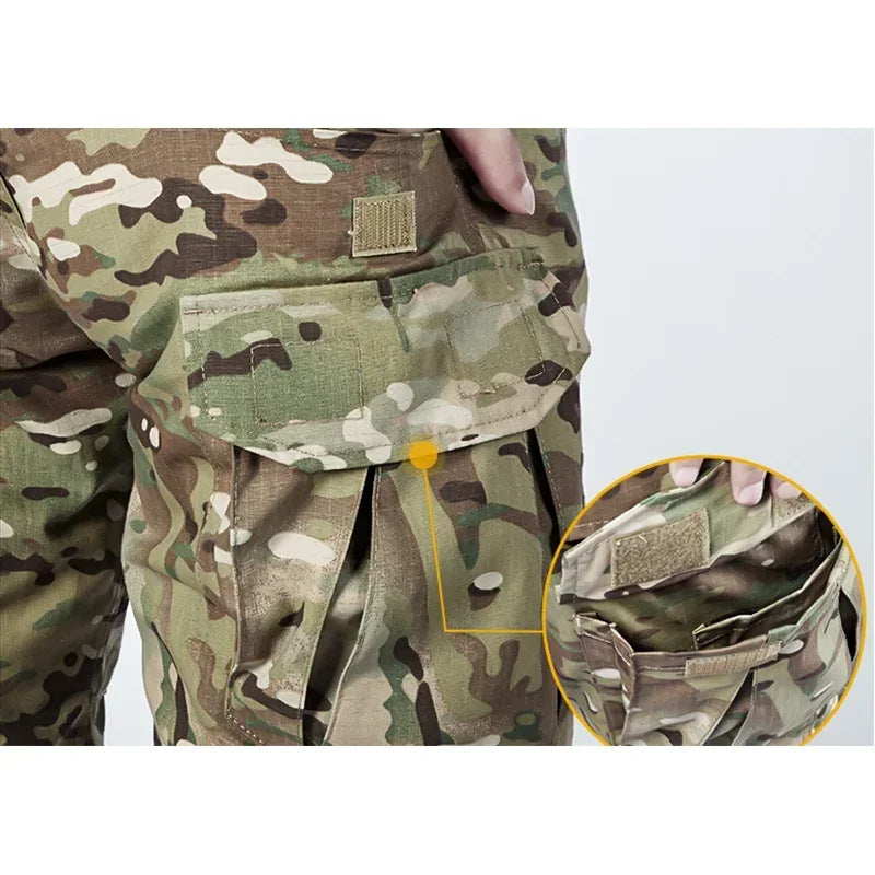 Herren Kletter- und Camp-Camouflagehose