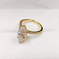 LuxeStyle Moissanit-Ring «Marquise» 4 ct · 925 Sterling-Silber – Bild 9 – LuxeStyle Schweiz