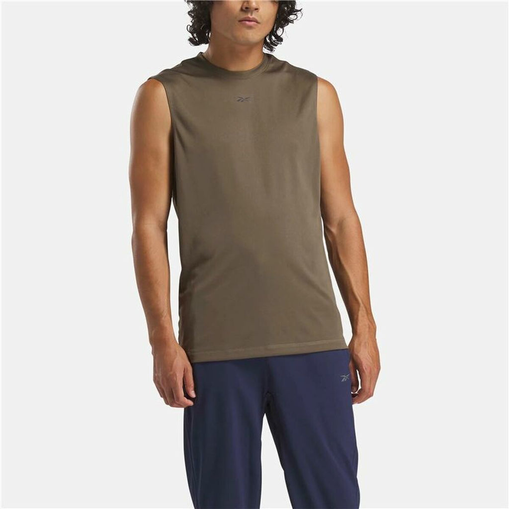 Ärmelloses Herren-T-Shirt Reebok Id Train Slvls Tech Braun