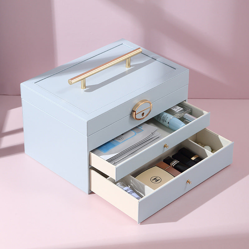 Grosse Schmuckschatulle in Himmelblau – Bild 2 | LuxeStyle