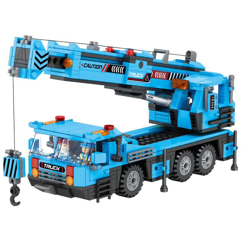 Bausteine-Set: Baufahrzeuge für Kinder