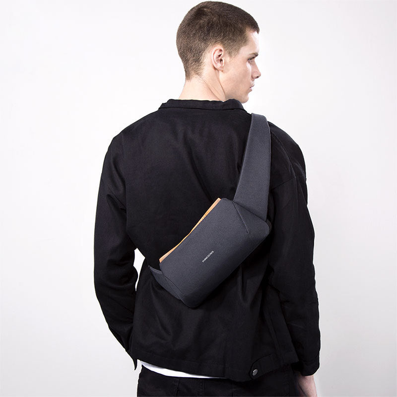 Männer Brusttasche Outdoor, ovale Form, Oxford – Bild 10 | LuxeStyle