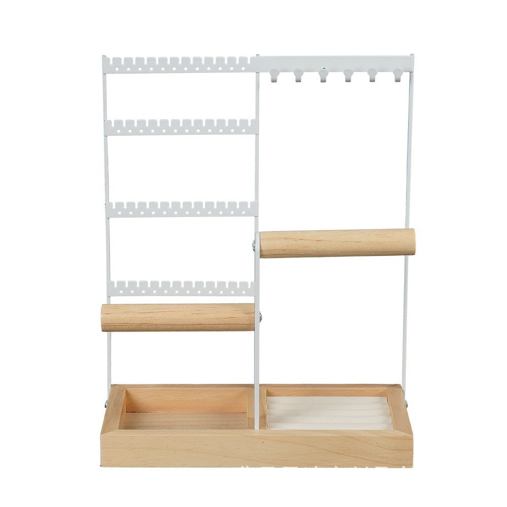 Schmuck-Präsentationstablett aus Massivholz