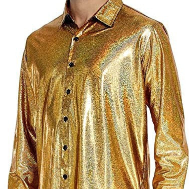 Pailletten Hemd für Herren – Bild 6 | LuxeStyle