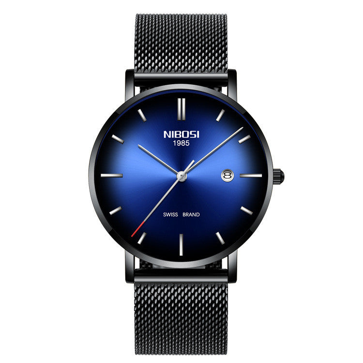 NIBOSI Herrenuhr – Wasserdicht, Kalender, Quarz | LuxeStyle