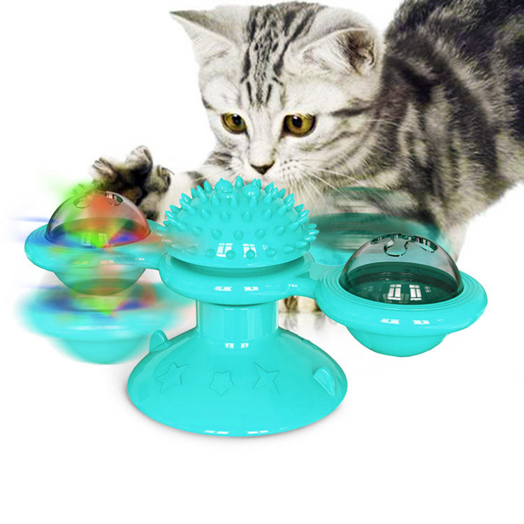 Windmühlen Katzenspielzeug mit Saugnapf – Bild 5 | LuxeStyle