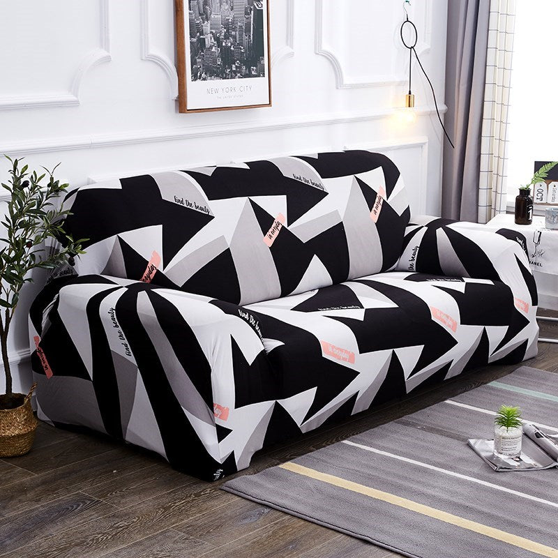 Elastischer Sofabezug mit Muster – Bild 1 | LuxeStyle
