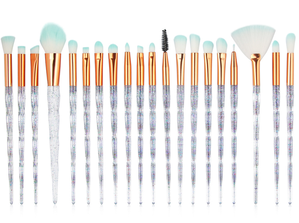 Diamond Make-up Pinselset (20 Stk.)