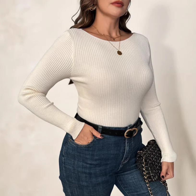 Langarm-Strickpullover