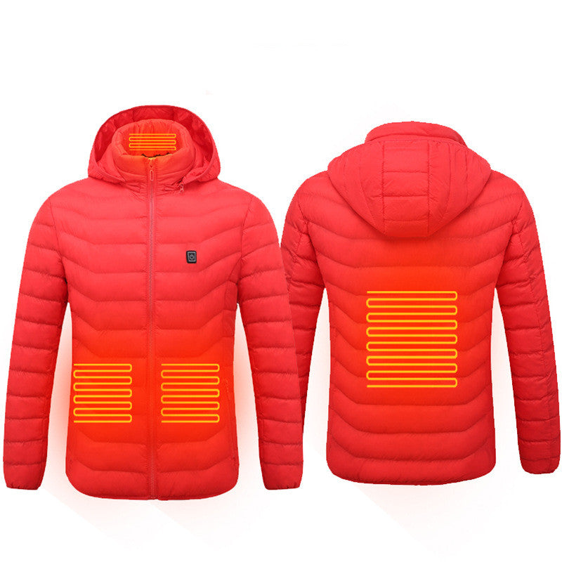 Heizjacke mit USB-Anschluss